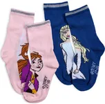 Dívčí ponožky DISNEY FROZEN ANNA a ELSA, balení 2 páry Velikost: 27-30