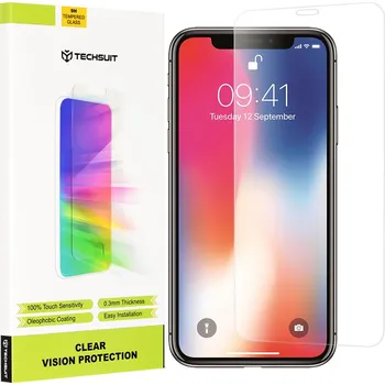 Techsuit Čiré sklo iPhone X iPhone XS iPhone 11 Pro Průhledné