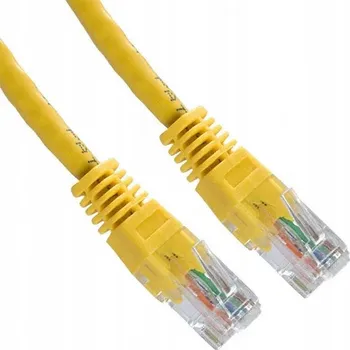 Síťový kabel PremiumCord Patch kabel UTP RJ45-RJ45 level 5e 2m žlutá