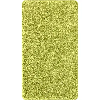 Koupelnová předložka Obdélníková koupelnová předložka Zelená 70x120 cm Polyester Protiskluzová