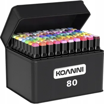 LIHOVÉ FIXY OBOUSTRANNÉ KOANNI 80 KS + POUZDRO