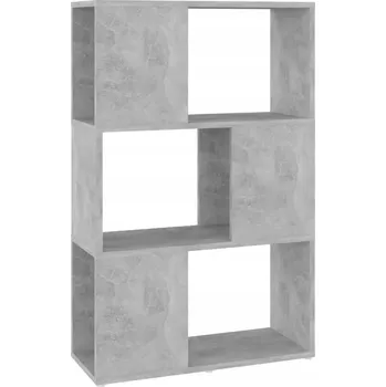 Knihovna Regál VidaXL 60 cm x 94 cm x 24 cm, šedý