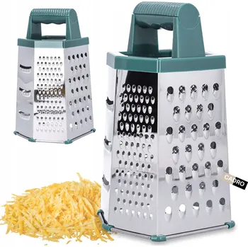 Struhadlo Kuchyňské struhadlo na zeleniny a brambory s 6 čepelemi z z nerezové oceli