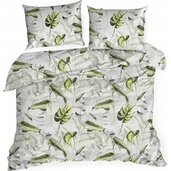 Povlečení Bavlněné Povlečení s květinami 200x220 ELLEN Sada Eurofirany 100% Bavlna