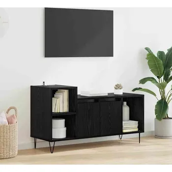 Televizní stolek vidaXL Televizní skříň Černý dub 100 x 35 x 55 cm kompozitní dřevo [882722]