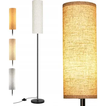 Stojací lampa STOJACÍ LAMPA DO OBÝVACÍHO POKOJE ložnice E27 3 BARVY SVĚTLA S PŘEPÍNAČEM