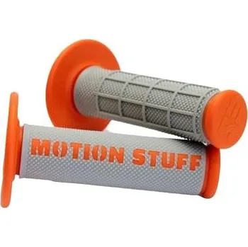 MOTION STUFF motokrosové rukojeti supersoft šedé/oranžové