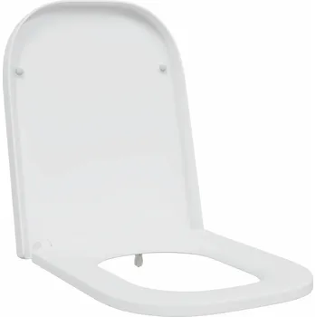 WC sada vidaXL Toaletní prkno Bílá 47,5 x 35 x 3,6 cm Duroplast [42002361]