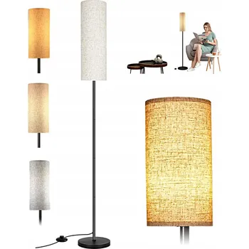 Stojací lampa Solární stojací lampa, dobíjecí přes USB-C s 3000K+ RGB dálkovým ovládáním, H147 cm