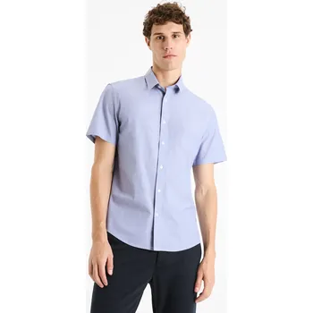 Celio Košile regular Fafilemc - Pánské Celio šedá 2681186
