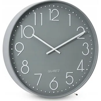 Hodiny Nástěnné hodiny Cadro šedé 50 cm