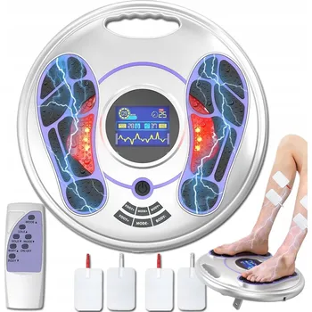Masážní přístroj STIMULÁTOR KREVNÍHO OBĚHU PRO CHODIDLA A NOHY EMS TENS MASÁŽNÍ PŘÍSTROJ 25 REŽIMŮ