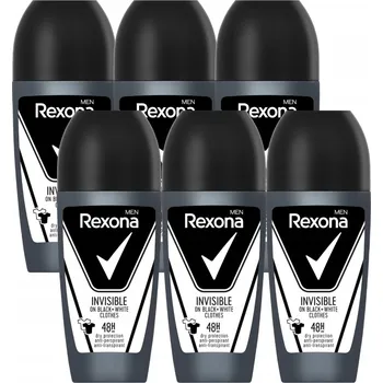 Antiperspirant Rexona Men Invisible Black + White roll-on 50 ml