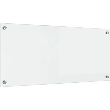 Obývací stěna vidaXL Kuchyňská zástěna Transparentní 90 x 40 cm tvrzené sklo [42018026]