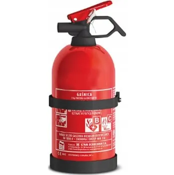 Hasicí přístroj HASICÍ PŘÍSTROJ AUTOMOBILOVÁ s práškovým hasicím přístrojem 1kg Věk 5+ závěsná rukojeť BOZP POLSKÁ