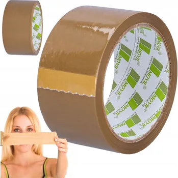 Lepicí páska Balicí páska hnědá 48mm x 60m, silná, solventní lepidlo, 1 ks