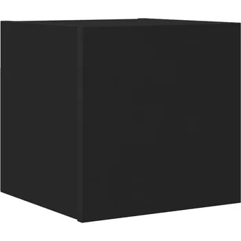 Televizní stolek Černá skříňka pod TV 30,5 x 30 x 30 cm, dřevěný kompozit