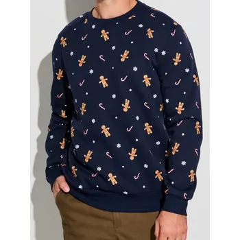 Pánská mikina Sinsay - Mikina s vánočním motivem - námořnická modrá - 926EU-59X - 926EU-59X-XS