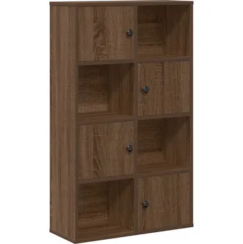 Knihovna Regál na knihy, hnědý dub, 60 x 24 x 101,5 cm