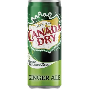 Limonáda Canada Dry Ginger Ale plech 24x 330 ml