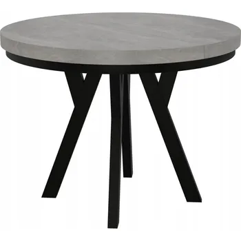 Jídelní stůl KULATÝ STŮL KOV LOFT OBÝVACÍ POKOJ KUCHYNĚ POKOJ 110cm+2x50cm