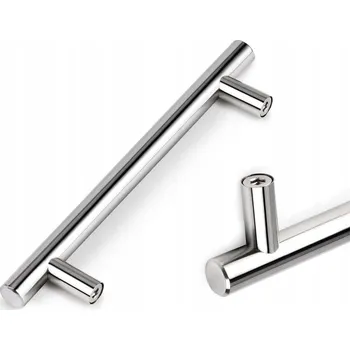 Nábytkové kování Nábytková úchytka chromovaná pro skříňky a zásuvky 160mm, sada 15 kusů