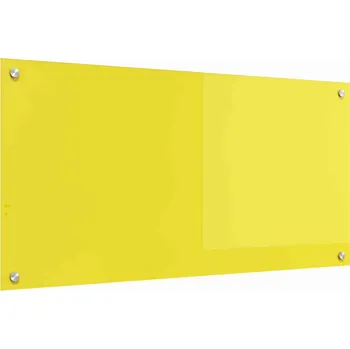 Kuchyňská linka vidaXL Kuchyňská zástěna Žlutá 100 x 50 x 0,6 cm tvrzené sklo [42001260]