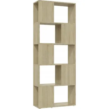 Knihovna Regál dub sonoma 60 x 24 x 155 cm, dřevotřísková deska