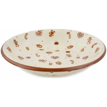 Talíř Hluboký talíř na polévku Ceramika Bolesławiec 22,8 cm