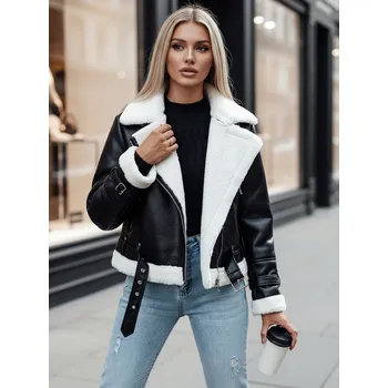 Dámská zimní bunda s kožíškem BELLCIAO Dstreet TY4685z Barva: Černá, Velikost: XL