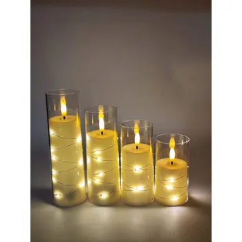 Svíčka LED svíčka 17,5 cm / 5 cm Subito s pohyblivým plamenem 972