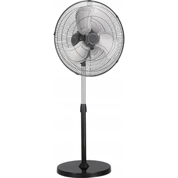 Domácí ventilátor Podlahový ventilátor s nastavitelným úhlem a výškou, tři rychlosti