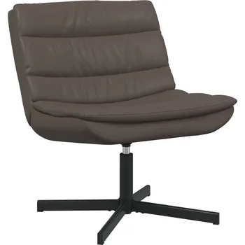 vidaXL Otočná židle Hnědá 63 x 75 x 76 cm Lesklý PU [42007347]