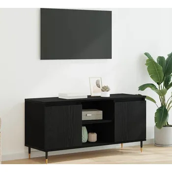 Televizní stolek vidaXL Televizní skříň Černý dub 104 x 35 x 50 cm kompozitní dřevo [881931]