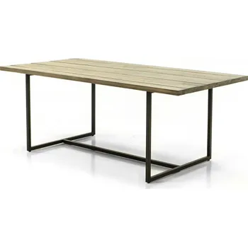 Jídelní stůl Jídelní stůl Flow 200 cm z masivu hnědý/grafit