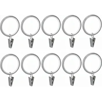 Příslušenství pro garnýž Kolečko s žabkou pro záclonovou tyč o průměru 25 mm KOLEČKA TICHÁ 10 kusů SATÉN