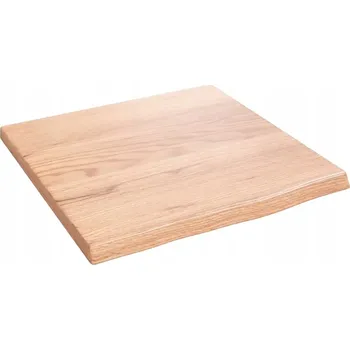 police Dřevěná police VidaXL 40 x 2 cm, odstíny hnědé