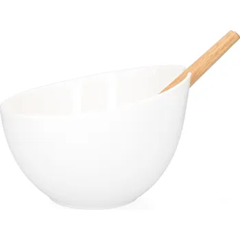 Mísa na salát Homla Mooka 24 cm bílá
