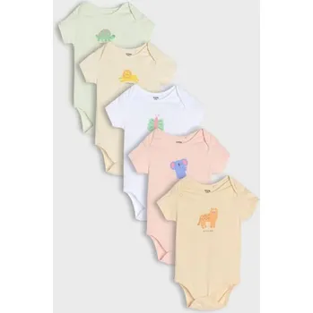 Kojenecké oblečení Sinsay - Sada 5 body - bílá - 302DG-00X - 302DG-00X-68