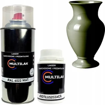 Barva ve spreji Matný lak ve spreji na vázy RAL 6022