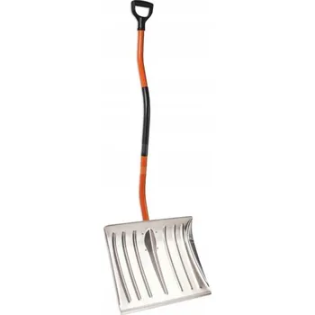 Hrablo na sníh Lopata na sníh ALU-50 zesílená AL profilem, kovová násada ERGO MAAN