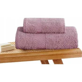 OSUŠKA S PÁSKEM BAVLNA 100% MĚKKÁ SAVÁ 30X50 RŮŽOVÁ