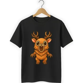 Chlapecké tričko DĚTSKÉ ČERNÉ TRIČKO 99 NOCÍ V LESE ROBLOX JELEŇ VELIKOST XL 164CM