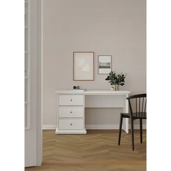 Psací stůl Obdélníkový psací stůl Tvilum 130 x 62 x 76 cm bílý