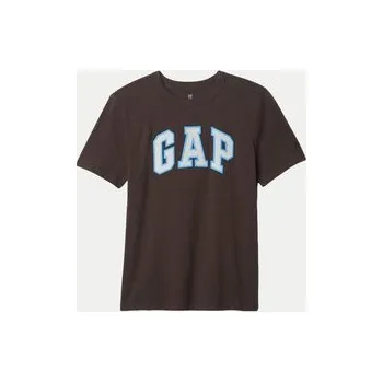 Pánské tričko GAP dětské tričko hnědé bavlna velikost XL