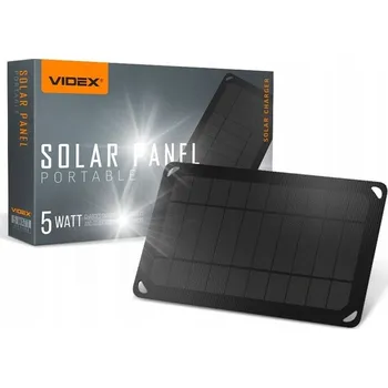 SOLÁRNÍ NABÍJEČKA přenosná 5W + USB kabel Type-C 1 metr