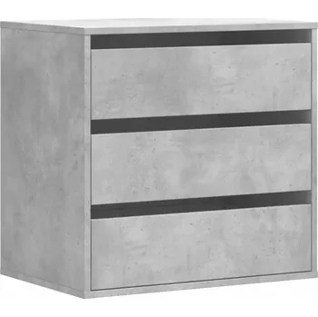 Komoda Komoda VidaXL 60 x 41 x 58 cm, odstíny šedé