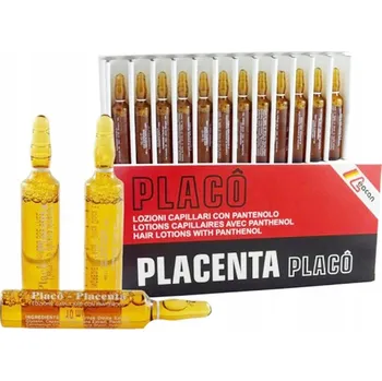 Přípravek proti padání vlasů Placo Placenta 12 x 10 ml ampule proti vypadávání vlasů