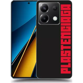 Pouzdro na mobilní telefon Picasee silikonový černý obal pro Xiaomi Poco X6 - Plastenciaga