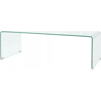 Konferenční stolek Konferenční stolek z čirého tvrzeného skla 98 x 45 x 30 cm